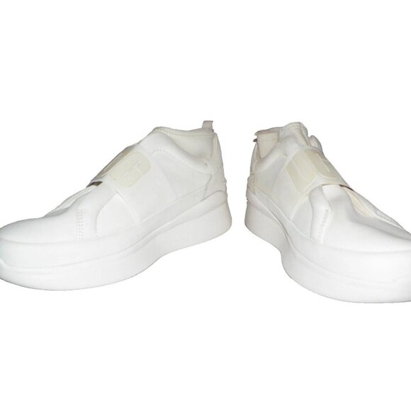 Women's 8.5 UGG Neutra Platform Sneakers 2" Winter White Neoprene Ankle Mid Top - Picture 5 of 9